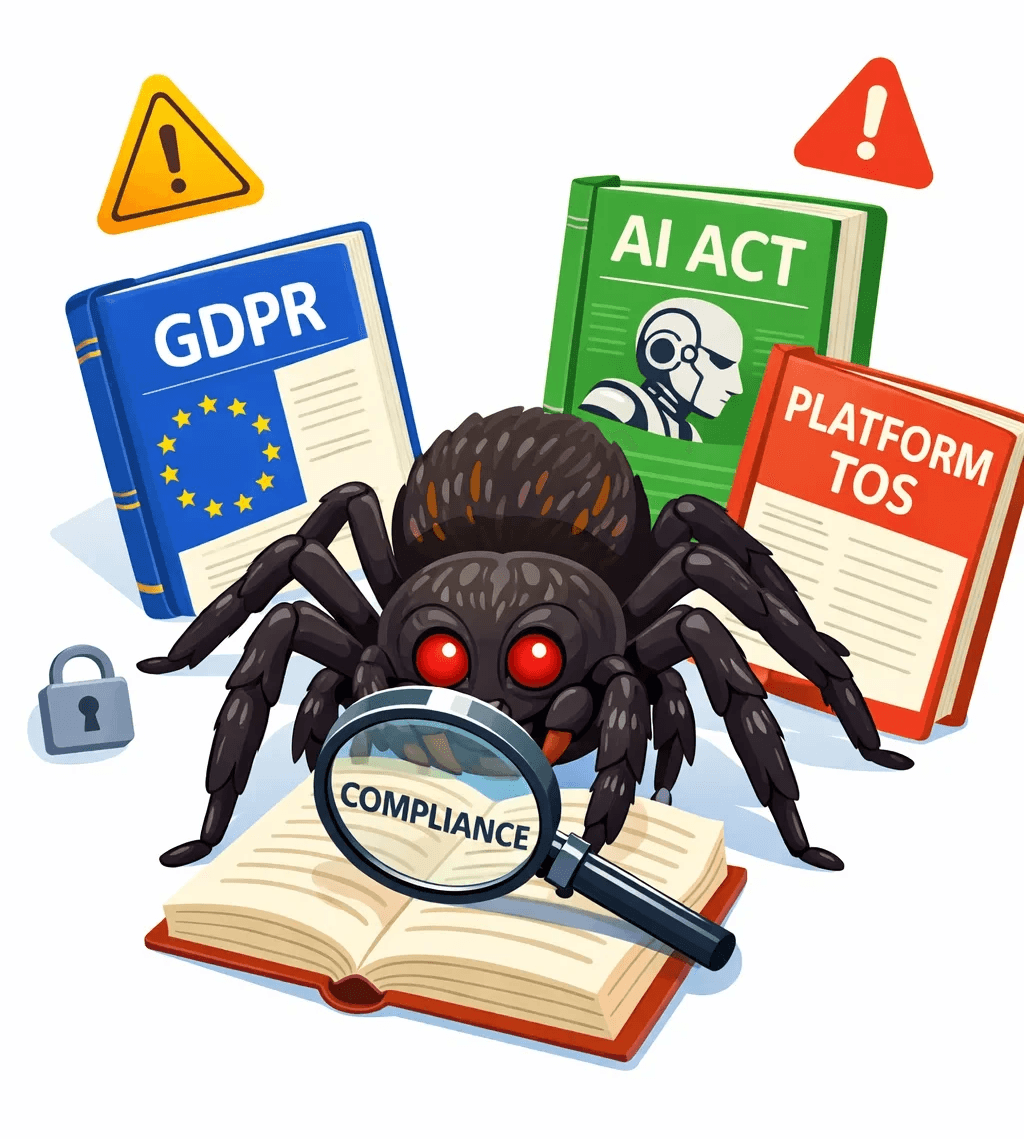 The Compliance Squeeze: Scraping Between GDPR, the AI Act, and Platform TOS