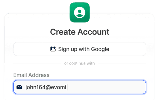 Create Your Account