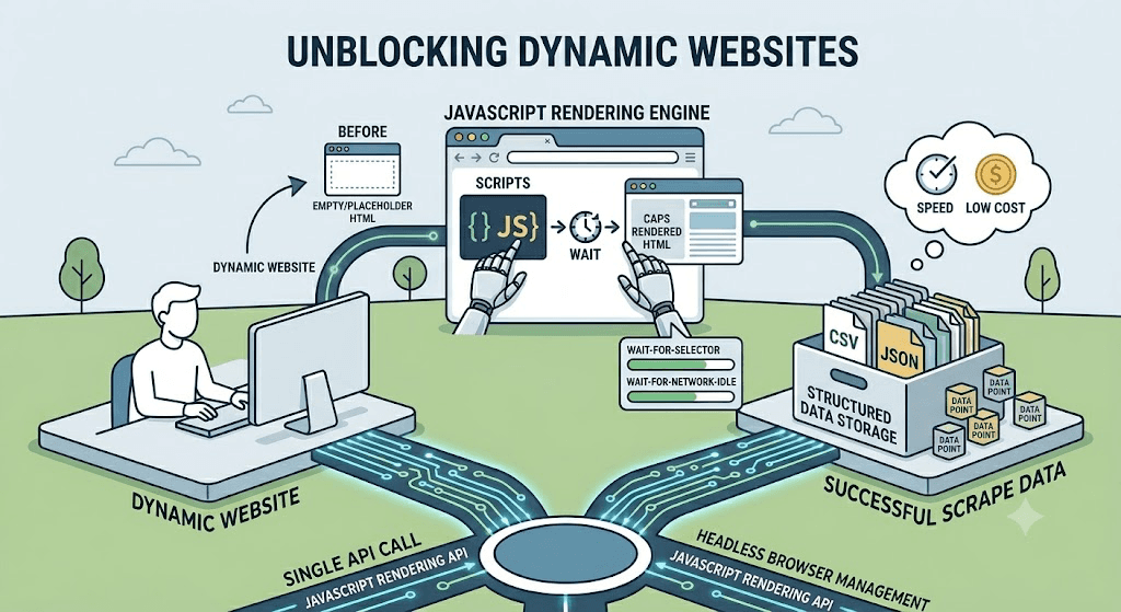 How JavaScript Rendering APIs Help Scrape Dynamic Websites