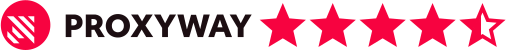 Proxyway rating 4.5 out of 5 stars