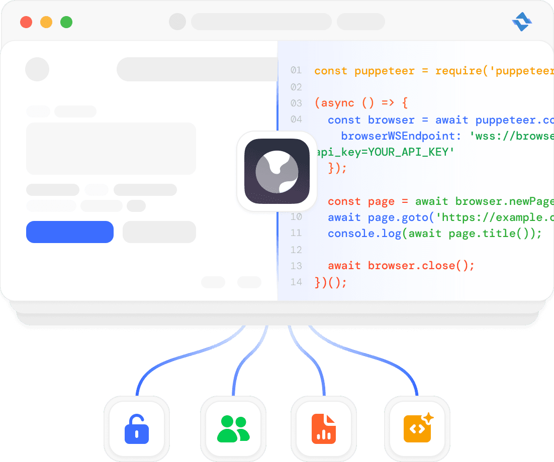 Scraper API browser automation illustration