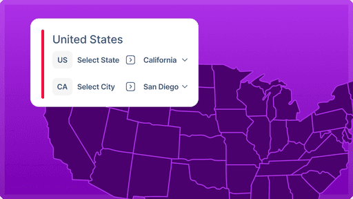 City/State/Country targeting