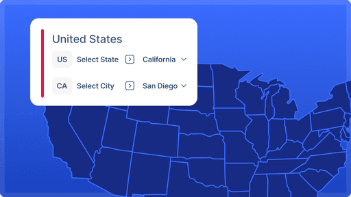City/State/Country targeting
