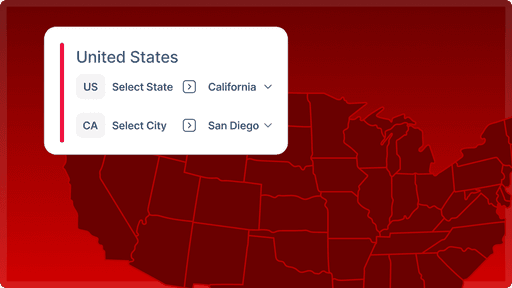 City/State/Country targeting
