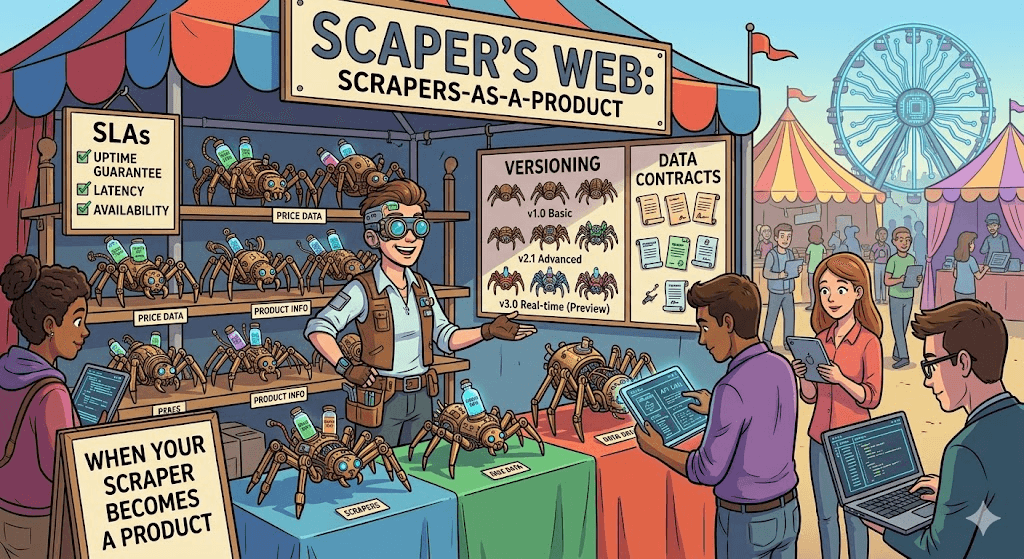 When Your Scraper Becomes a Product: SLAs, Versioning & Data Contracts