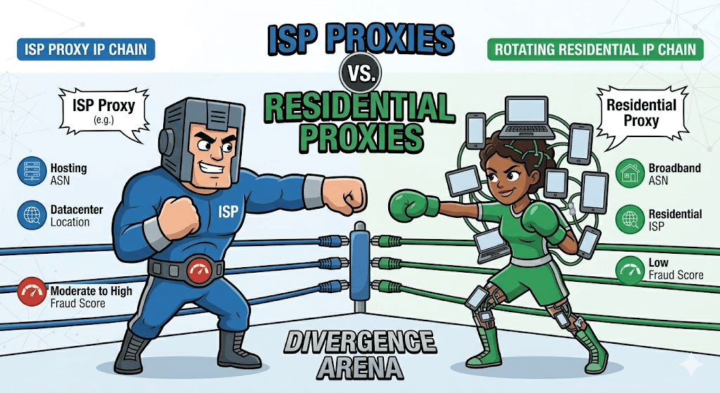 ISP Proxies vs. Residential Proxies: The Performance Deep Dive