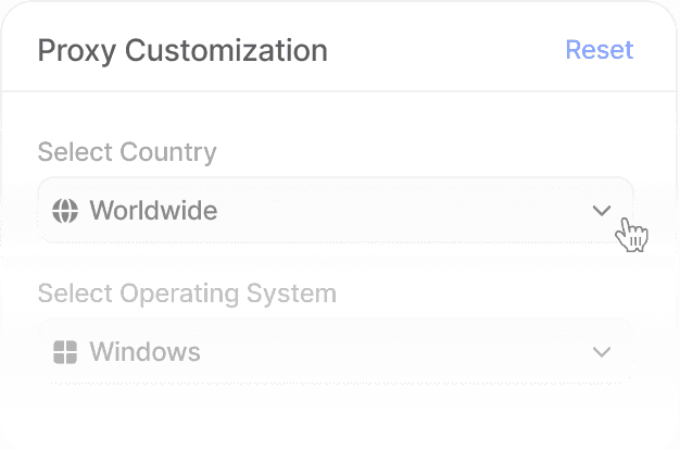 Proxy & OS Selection