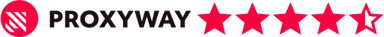 Proxyway rating 4.4 out of 5 stars