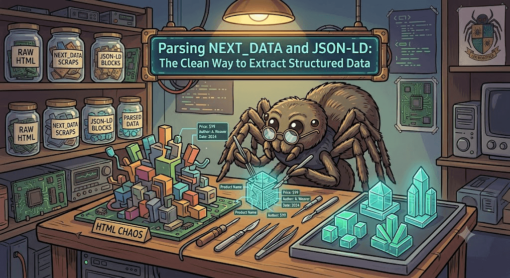 Parsing NEXT_DATA and JSON-LD: The Clean Way to Extract Structured Data