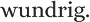 Wundrig logo