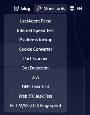 Browserscan other features