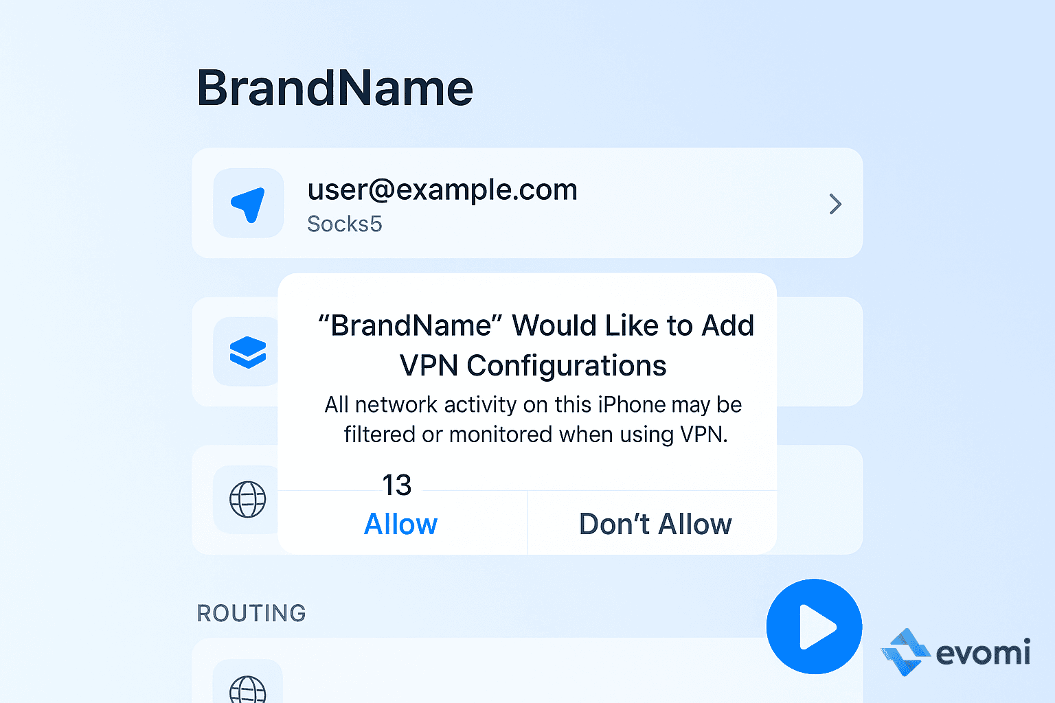iOS VPN Configuration Permission Prompt