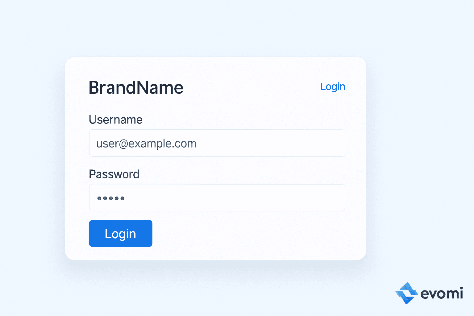 Login form elements