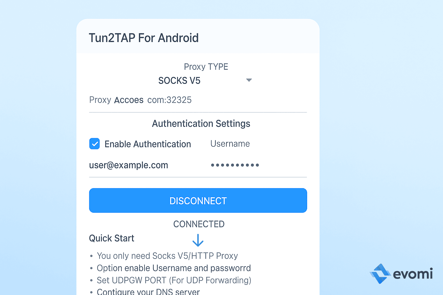 Disconnecting Tun2TAP