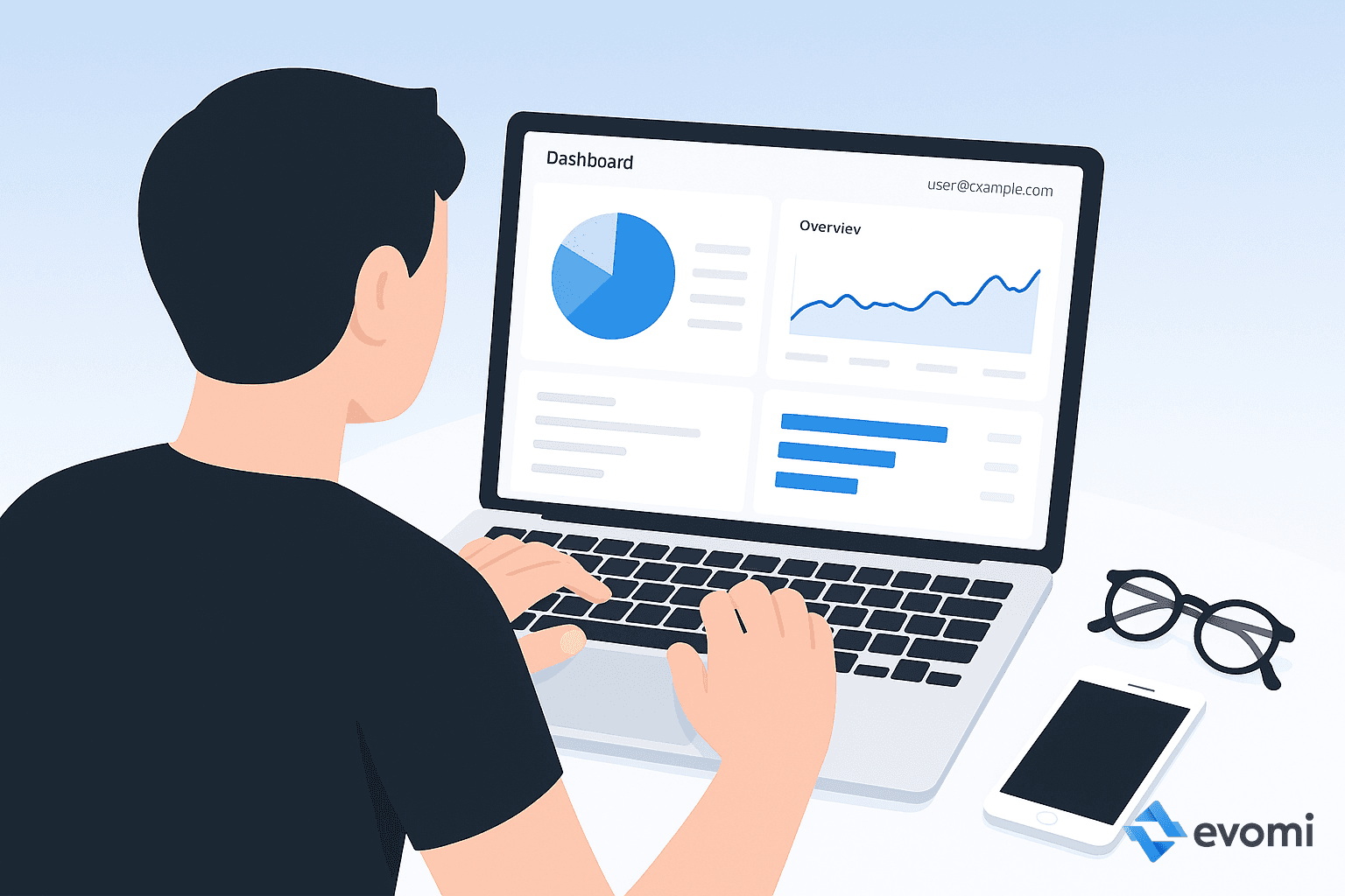 Graph showing business growth fueled by data insights