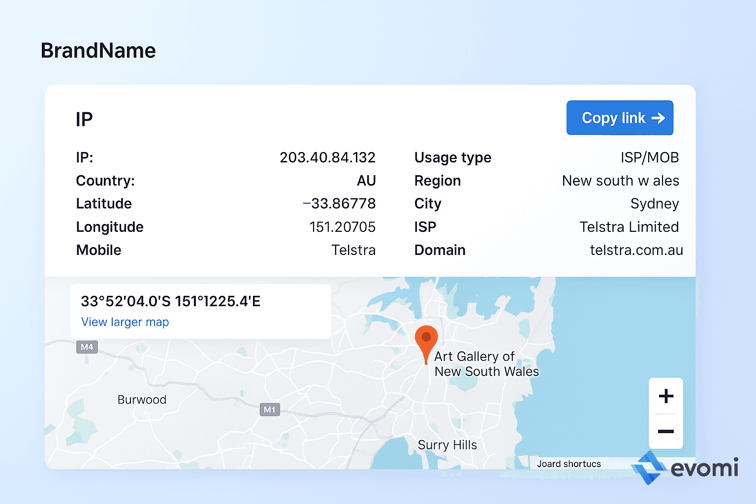IP Geolocation Check Example