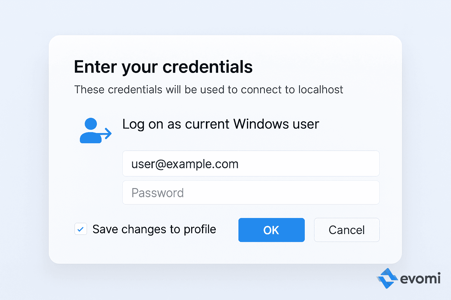 Selecting an administrator account for WinGate
