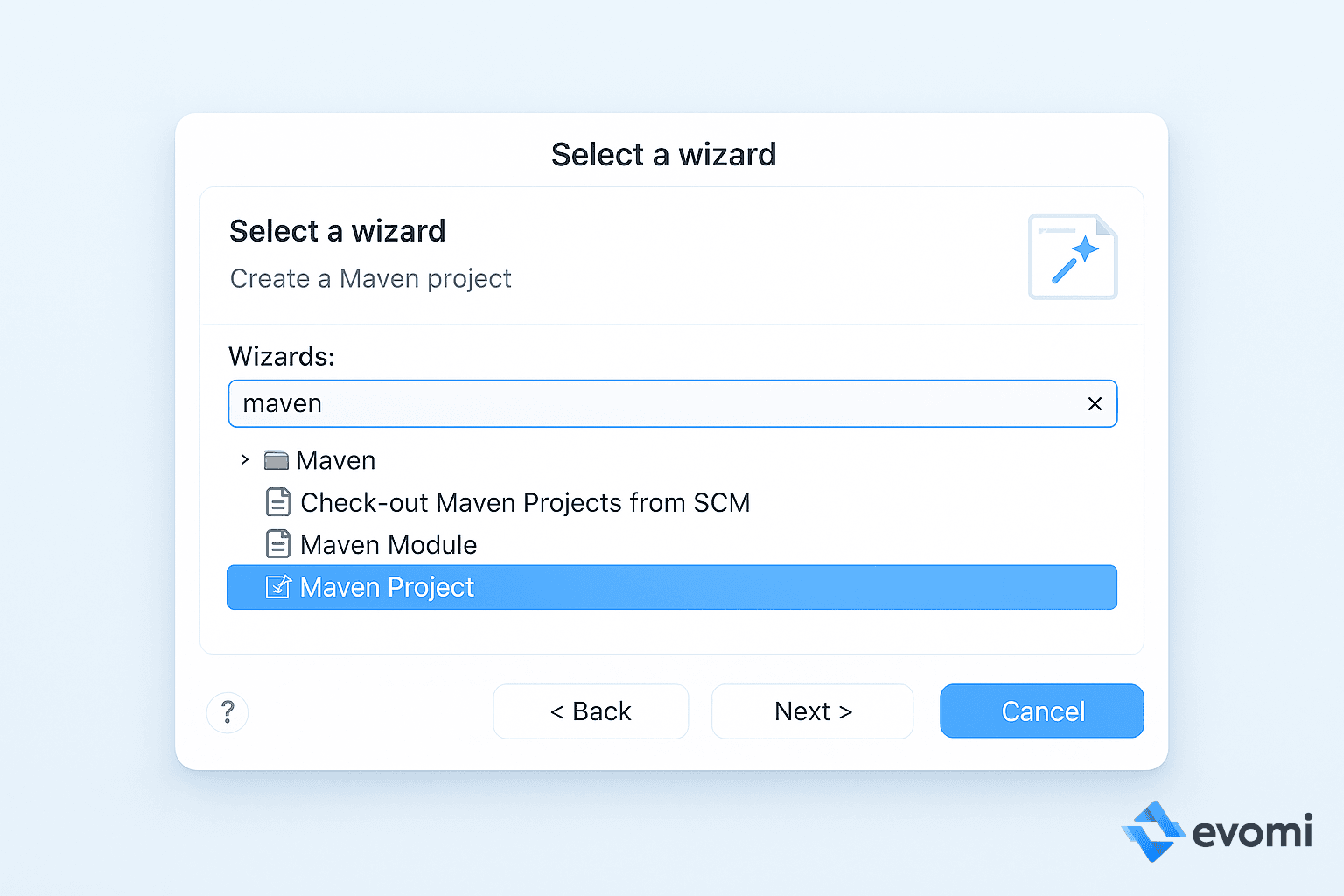 Creating a Maven Project in Eclipse