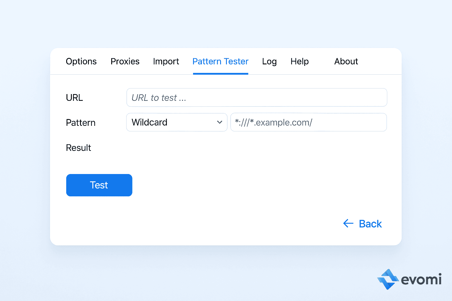 FoxyProxy URL Patterns Example