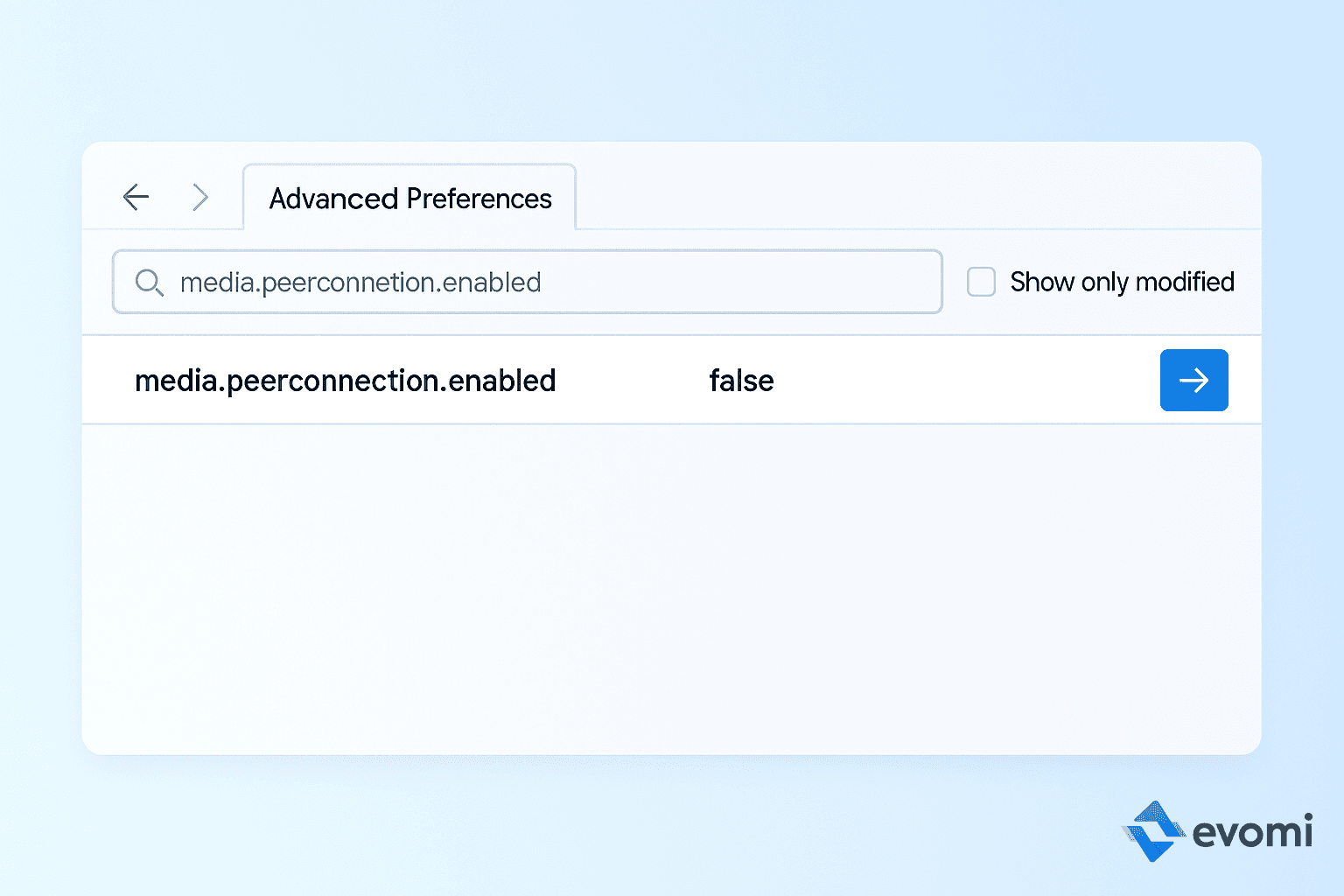 Disabling WebRTC in Firefox via about:config