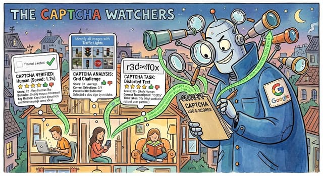 reCAPTCHA v2, v3 and Enterprise: How Google Scores a Visitor